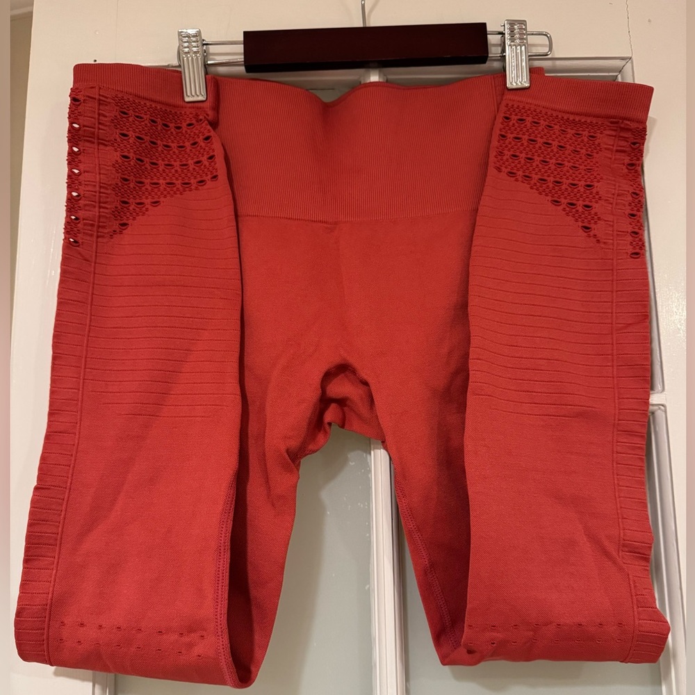 Gymshark Hot Pink Leggings with Lace Detail